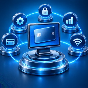 Decorative IDSSPL banking technology illustration