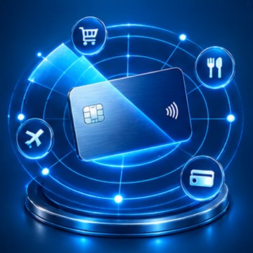 Decorative IDSSPL banking technology illustration