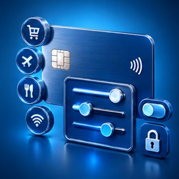 Decorative IDSSPL banking technology illustration