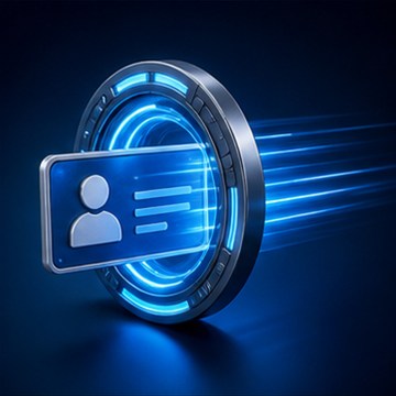 Decorative IDSSPL banking technology illustration