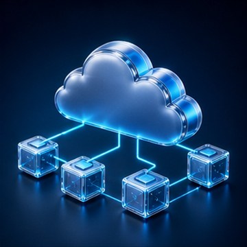 Decorative IDSSPL banking technology illustration