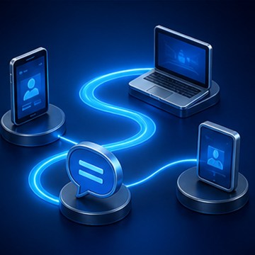 Decorative IDSSPL banking technology illustration