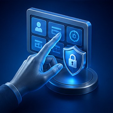 Decorative IDSSPL banking technology illustration