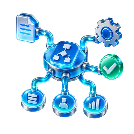 Decorative IDSSPL banking technology illustration