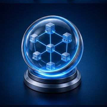 Decorative IDSSPL banking technology illustration