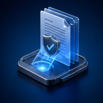 Decorative IDSSPL banking technology illustration