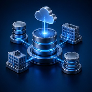 Decorative IDSSPL banking technology illustration