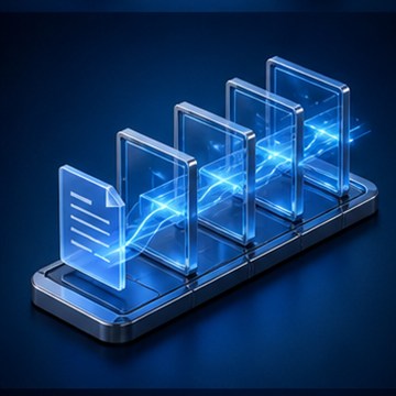 Decorative IDSSPL banking technology illustration