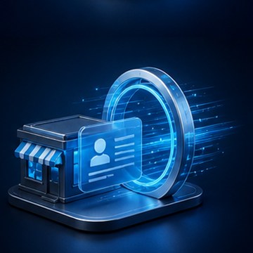 Decorative IDSSPL banking technology illustration