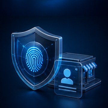 Decorative IDSSPL banking technology illustration