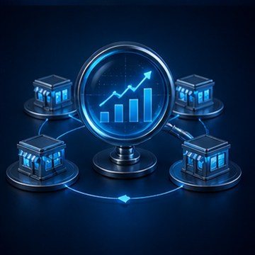 Decorative IDSSPL banking technology illustration