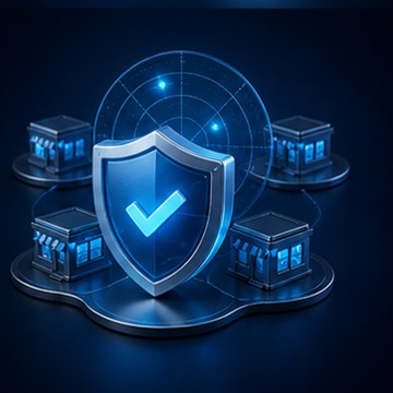Decorative IDSSPL banking technology illustration