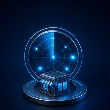 Decorative IDSSPL banking technology illustration