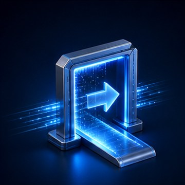 Decorative IDSSPL banking technology illustration