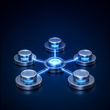 Decorative IDSSPL banking technology illustration