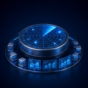 Decorative IDSSPL banking technology illustration